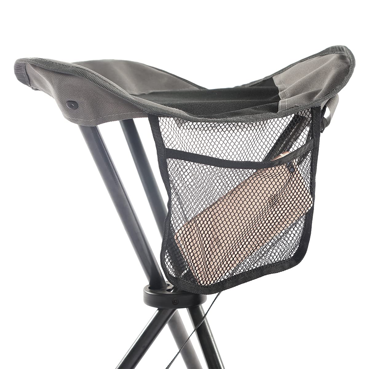 PORTAL Tall Folding Tripod Stool for Outdoor Camping Walking Hunting Hiking Fishing Travel, Support 225 lbs