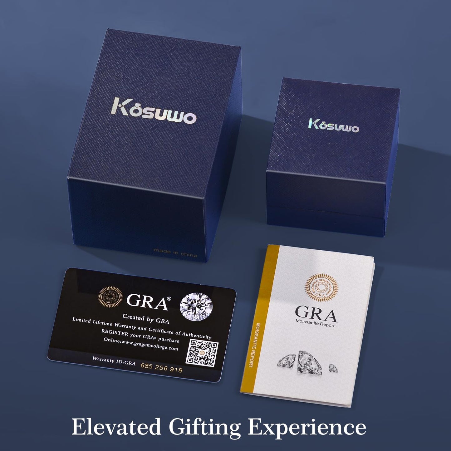 Moissanite Stud Earrings 2.0CT D Color,GRA 925 Sterling Silver Earrings for Men 18K White Gold Plating Earrings for Women,wedding earrings(1.0ct*2)