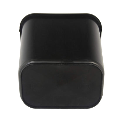 Amazon Basics Trash Can, Rectangular Commercial Office Wastebasket, 10 Gallon (Pack Of 1), Black (Previously AmazonCommercial brand)