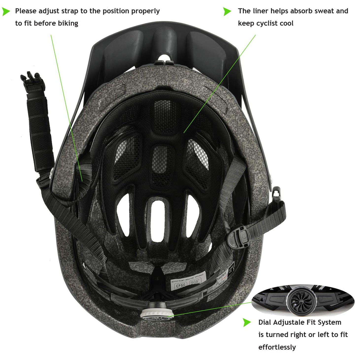 Exclusky Bike Helmet Adults Lightweight Bicycle Helmet Mountain Bike Helmet for Men Women