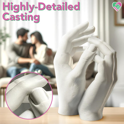 Luna Bean Hand Casting Kit – The Original Hand Mold Kit for Couples – Birthday Gifts, Bridal Shower, Wedding, Engagement Gifts for Her Him Anniversary for Men Women Wife Husband Boyfriend Girlfriend