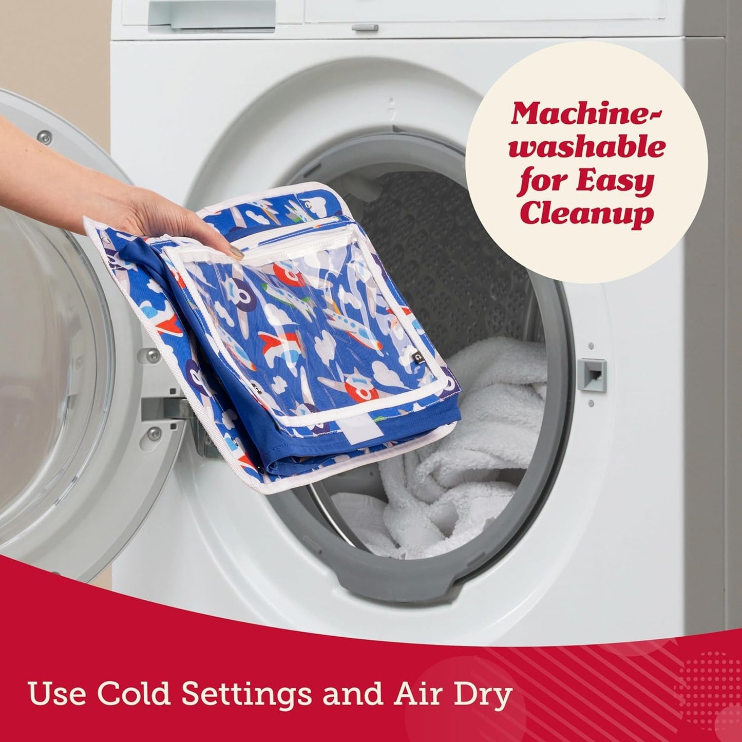 Lusso Gear Airplane Tray Table Cover with Pockets - Travel Essentials - Black Modern Linen - Portable Organizer & Tablet Holder - Airplane Travel Accessories & Road Trip Essentials