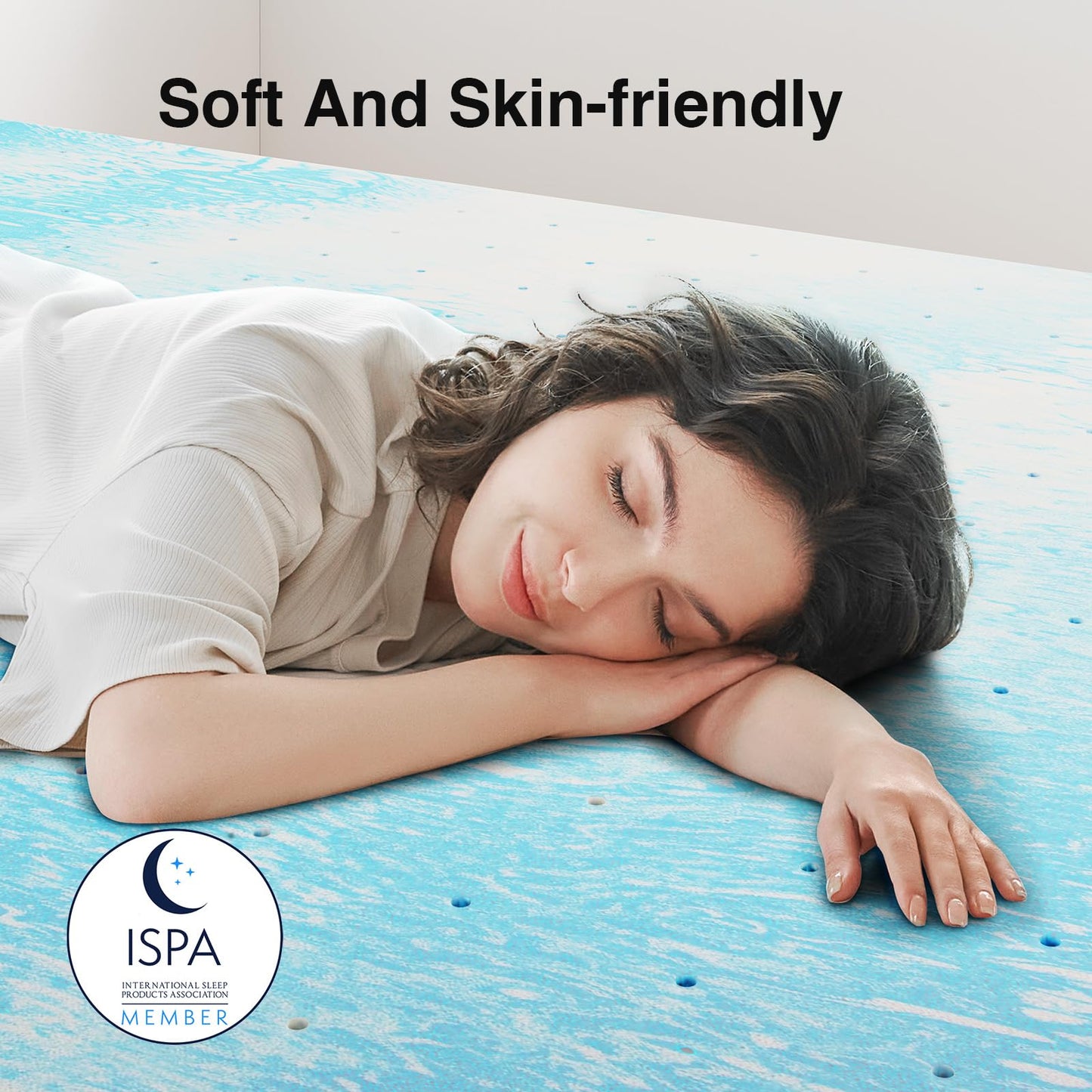 Novilla Memory Foam Mattress Topper Twin - 3 Inch Cooling Gel Infused Memory Foam | Slow-Rebound Pressure Relief | CertiPUR Certified | Comfort for Sleeper Sofa, RV, Camper, Dorm Room