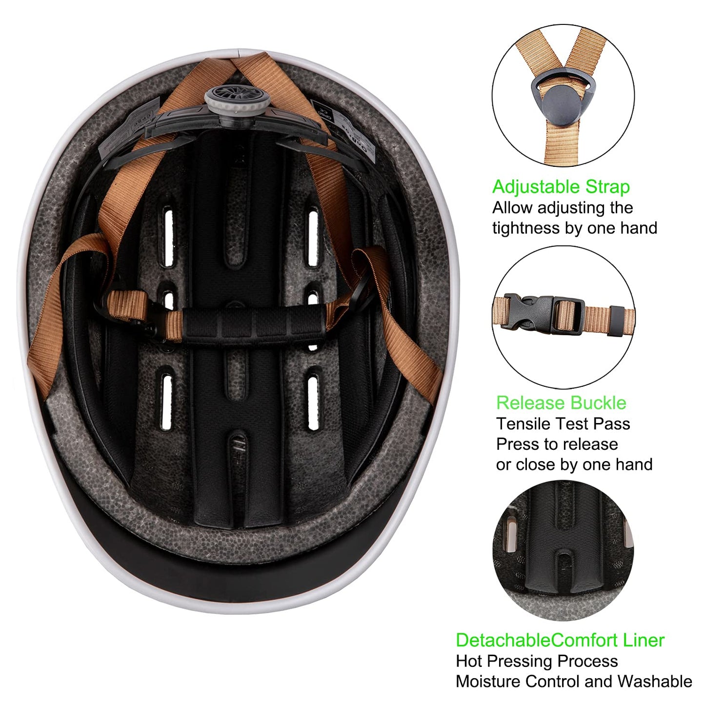 OnBros Bike Helmet Adults - Road Bike Helmet for Women and Men Cycling Helmet Adjustable Safety Certified for Skateboard Bicycle Helmets