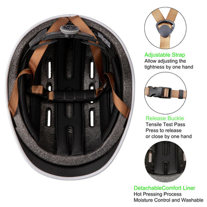 OnBros Bike Helmet Adults - Road Bike Helmet for Women and Men Cycling Helmet Adjustable Safety Certified for Skateboard Bicycle Helmets