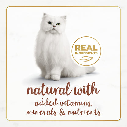 Purina Fancy Feast Wet Cat Food Natural Gourmet Naturals Beef Recipe in Wet Cat Food Gravy - (Pack of 12) 3 oz. Cans