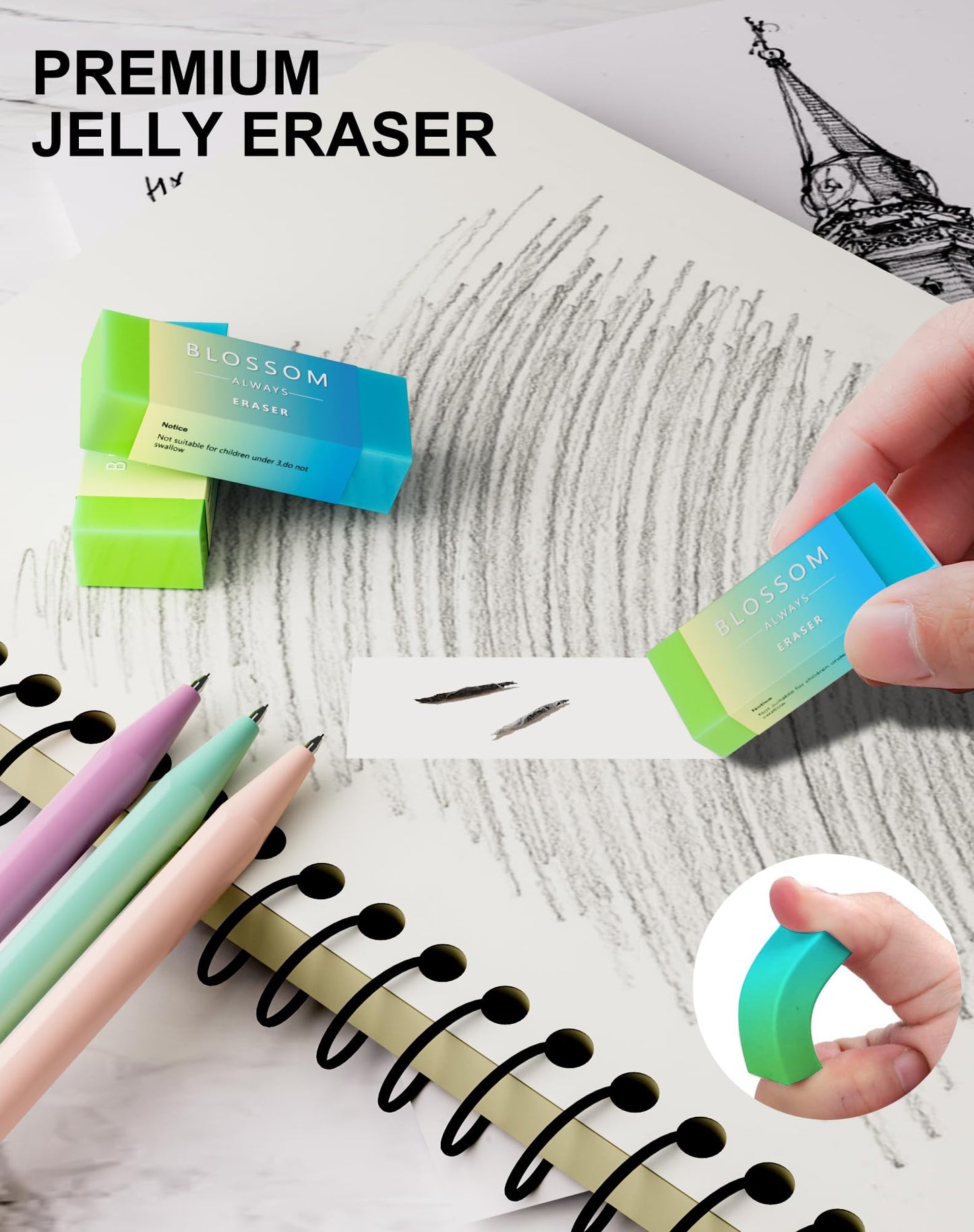 20PACK Mechanical Pencil, 8Pcs 0.5 0.7mm Mechanical Pencils Set With Eraser and 480 Pcs Refills, Cute Colored Preppy School Supplies Gift for Girls Writing - Come With Custom Case