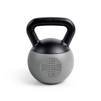 Genuine Fred Buff Baby Kettlebell Rattle, Engaging and Sensory Rich Toy, Lightweight and Easy to Hold, Fun Gift for Fitness Enthusiast and New Parents