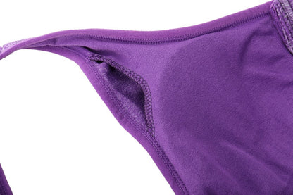 ohlyah Women's Zipper Front Closure Sports Bra Racerback Yoga Bras (XXL 40C 40D 42B 42C, 4 Pack: Pink Blue Grey Purple)