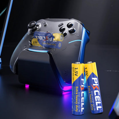 PKCELL AA Batteries & AAA Batteries, 40 Double A Batteries and 40 Triple A Batteries Combo Pack (80 Count), 1.5V High-Performance Carbon Battery