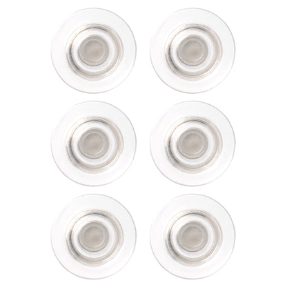 Quartet Strong Magnets, Glass Whiteboard, Dry Erase Board, Large, Clear Rare Earth Magnets, 6 Pack (85391)