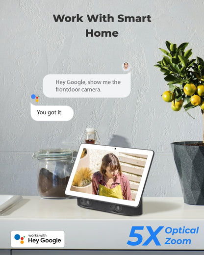 REOLINK RLC-811A PoE IP Security Camera 4K - 123° FoV, 5X Optical Zoom for Outdoor Usage, 2.7mm Lens with Color Night Vision, Human/Vehicle/Pet Smart Detection, 2 Way Talk, Up to 256GB microSD Card