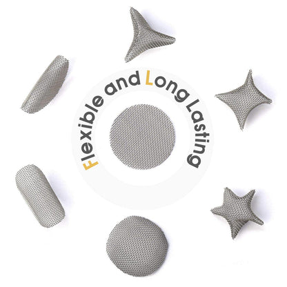 200 PCS 3/4 Inch Stainless Steel Pipe Screens, 3/4 Inch Metal Pipe Screen with Metal Box