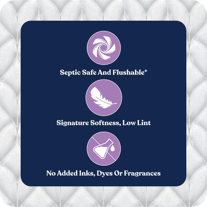 Quilted Northern Ultra Plush Toilet Paper, 24 Mega Rolls = 96 Regular Rolls, 3X Thicker*, 3 Ply Soft Toilet Tissue