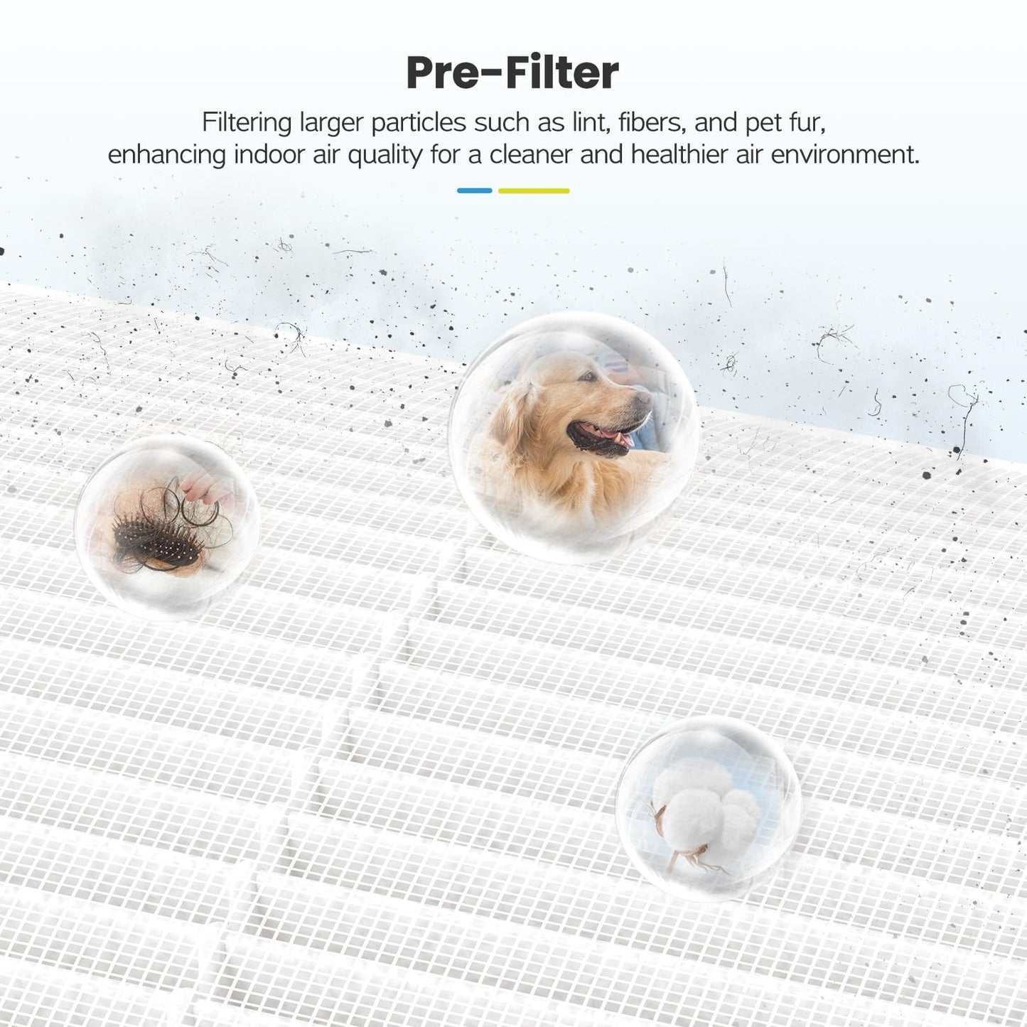 12020 Filter Replacement Compatible with Clorox Tabletop Air Purifier model # 11020 and Clorox Tabletop Smart Air Purifier model # 11021, 12020 HEPA Filter with 200 Sq. Ft. Capacity, 2 Pack