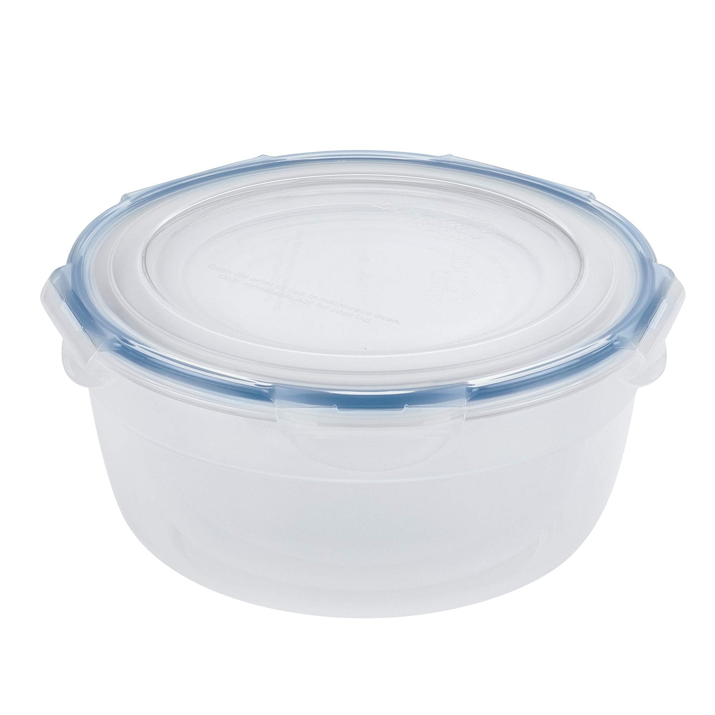 LocknLock Easy Essentials Food Storage lids/Airtight containers/Stackable, BPA Free, 6 Piece, Clear