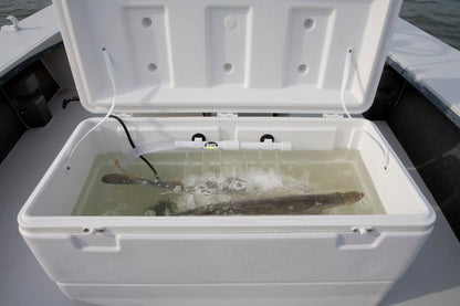 Marine Metal SS-212 Super Saver Live Well Bait System & Aerator Kit (12 Volt)