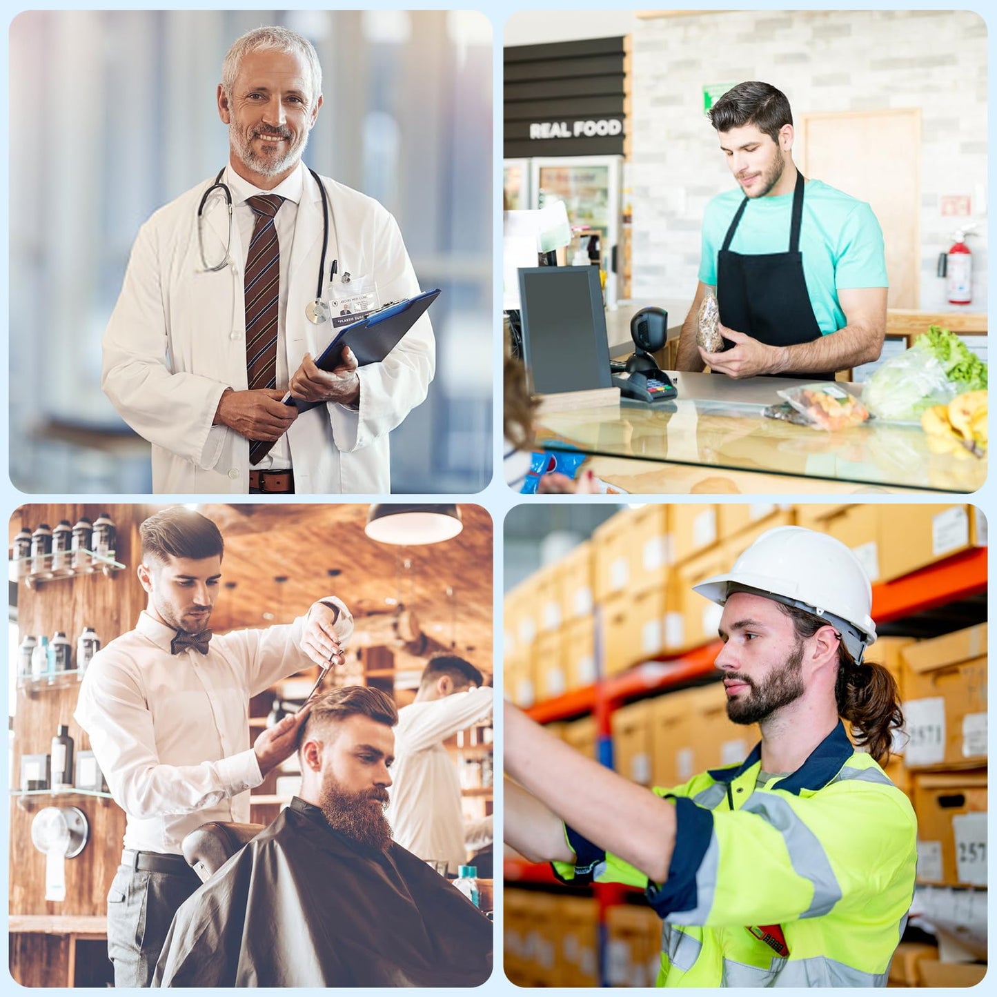 4D Cloud-Like Comfort Soles for Men - Soft Memory Foam Cushioning Insoles - Trim to Fit Steppers Insoles with Arch Support for Foot Pain Relief and Fatigue Reduction(US M 7.5-10.5)