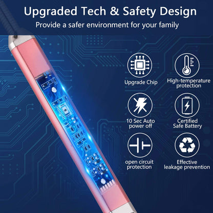 MEIRUBY Electric Candle Lighter Birthday Father‘s Day Gifts for Mom from Daughter Son, USB Arc Rechargeable Windproof Long Lighter for Candle, Gift for Mom Women Men Wife Sister