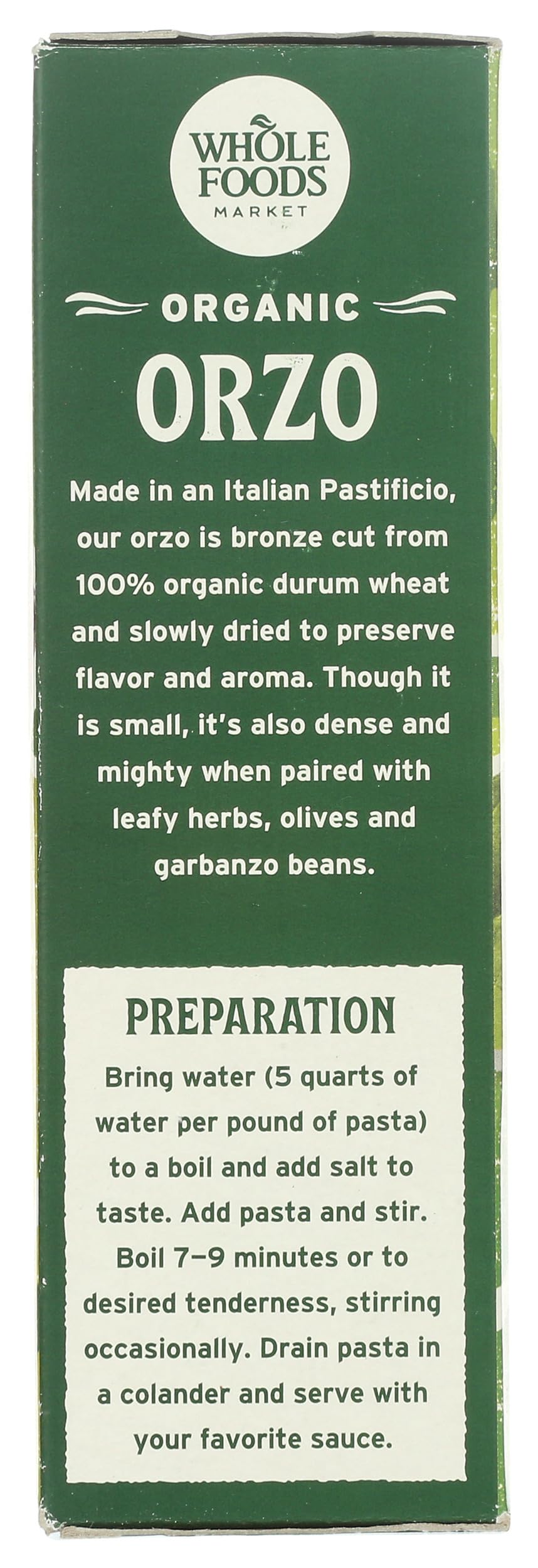 365 by Whole Foods Market, Organic Orzo, 16 Ounce