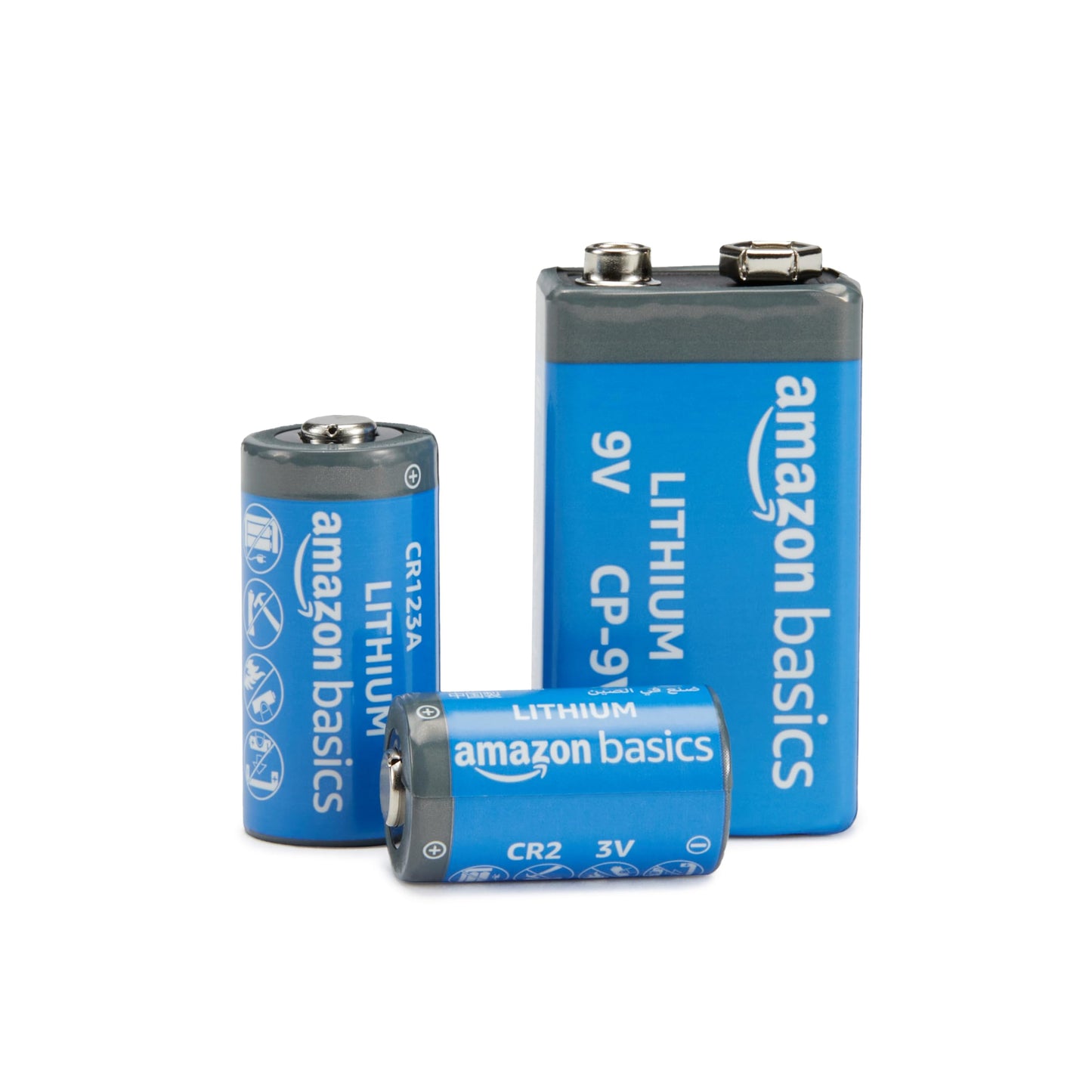 Amazon Basics Non-Rechargeable CR2 Lithium Batteries, 3 Volt, Long Lasting Power, Low Self-Discharge Rate, 12 Count