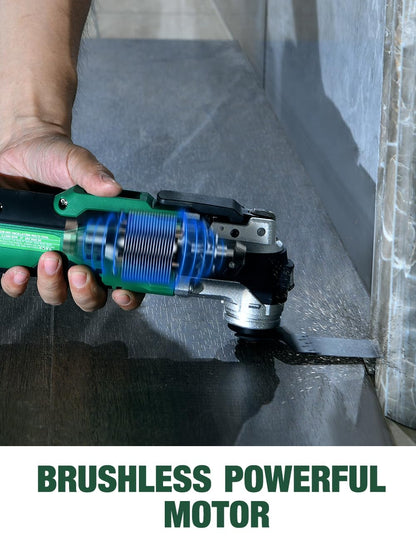 KIMO 20V Cordless Oscillating Tool Kit with 26-Pcs Accessories, Max 21000 OPM, 6 Variable Speed & 3° Oscillating Angle, Battery Powered Oscillating Multi-Tool for Cutting Wood/Nailing/Scraping/Sanding