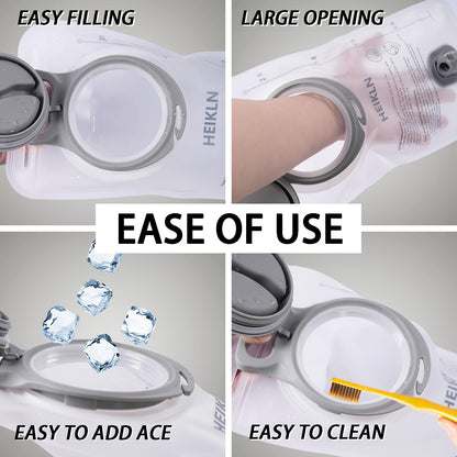 Hydration Bladder 2 Liter,Water Bladder for Hiking Backpack,Leak Proof Water Bladder Bag, BPA Free Military Water Storage Bladder, Hydration Pack for Bicycling Hiking Camping Hunting Running