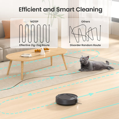 Lefant Robot Vacuums, 2200Pa Suction, 120 Min Runtime, WiFi/App/Alexa Control, Anti-Collision/Drop Sensor, Self-Charging Robotic Vacuum Cleaner, Slim, Q