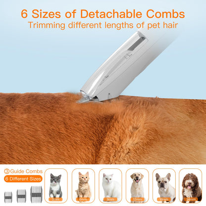 AIRROBO Dog Grooming Vacuum, Dog Grooming Kit,12000Pa Strong Pet Vacuum, 2L Large Capacity Vacuum for Shedding Grooming Hair, Quiet,PG100