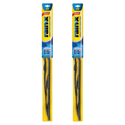 Rain-X 820149 WeatherBeater Wiper Blades, 22" Windshield Wipers (Pack of 2), Automotive Replacement Windshield Wiper Blades That Meet Or Exceed OEM Quality And Durability