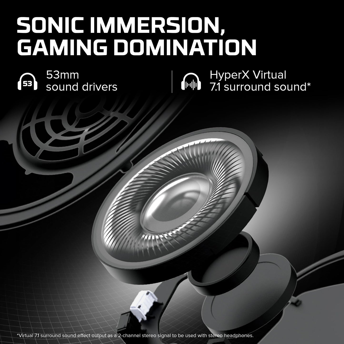 HyperX Cloud II - Gaming Headset, 7.1 Surround Sound, Memory Foam Ear Pads, Durable Aluminum Frame, Detachable Microphone, Works with PC, PS5, PS4, Xbox Series X|S, Xbox One – Red