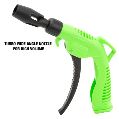 OEMTOOLS 24439 5-Pc Air Blower Gun, 1/4 Air Blow Gun Inlet, Includes Turbo Air Nozzle, Variable Air Gun Blower Trigger, Air Blow Gun Kit, 160 PSI Compressor Air Gun