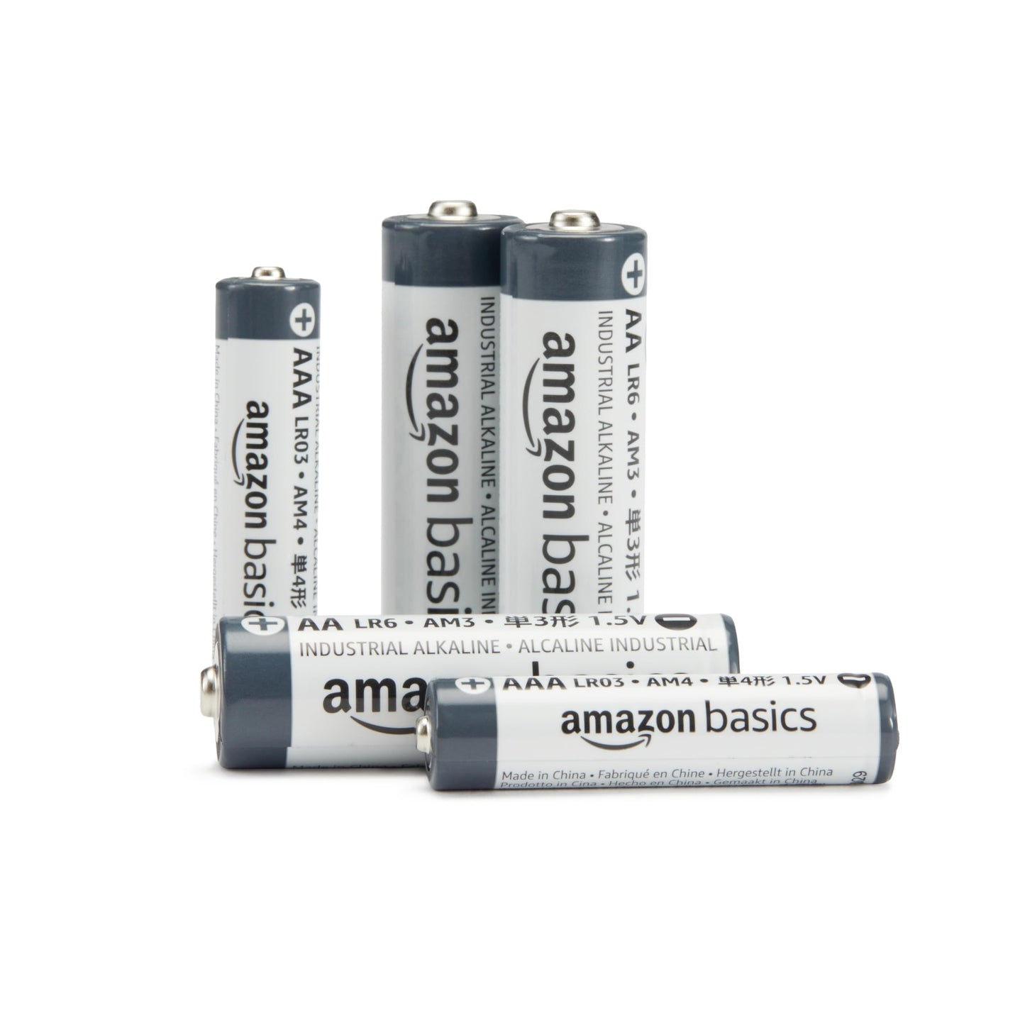 Amazon Basics 150-Pack AA Alkaline Industrial Batteries, 1.5 Volt, 5-10 Year Shelf Life