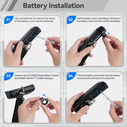 Luggage Scale, Dr.meter Luggage Weight Scale Backlight LCD Display PS02 110lb/50kg Electronic Balance Digital Postal Travel Accessories with Rubber Paint Handle Temperature Sensor, Blue