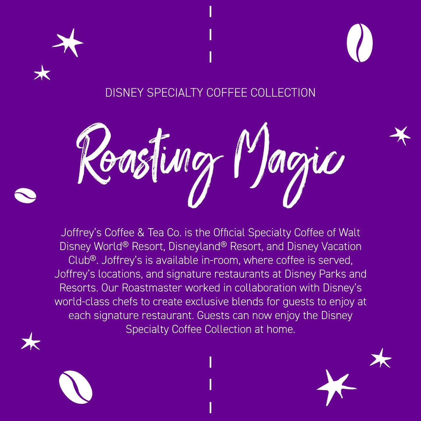 Joffrey's Mickey Mouse Classic Blend - Artisan Medium Roast Arabica Coffee, Smooth & Rich Flavor, Drip Brew, Kosher (Ground, 11 oz)
