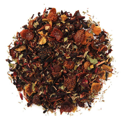 Organic Positively Tea Company, Very Berry Citrus, Herbal Tea, Loose Leaf, 16 Ounce