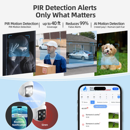 KCSNYO 4MP Solar Camera Outdoor Wireless, Add-On Camera Work with Homebass, Add-On Cameras Also can Used Independently, Cameras for Home Security, Color Night Vision, WiFi 6, PIR, SD Card, Cloud