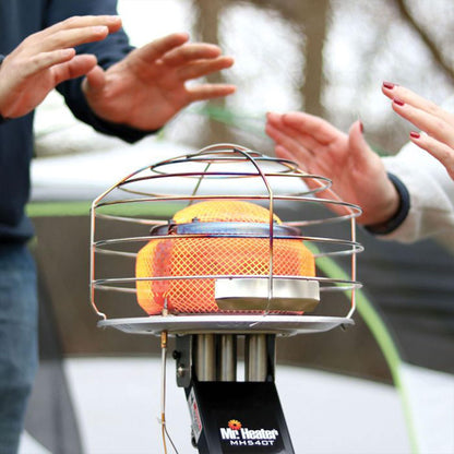 Mr. Heater MH540T 540-Degree 45,000 BTU Radiant Tank Top Portable Propane Heater For Sporting Events, Hunting, Fishing, Camping, Tailgating & Porches