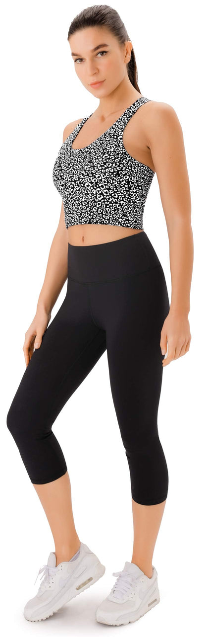 JOYSPELS Sports Bras for Women Extra Comfort Criss-Cross Back Padded Workout Tops for Women Medium Support