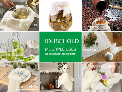 Olicity Cheese Cloth Roll,Grade 100,3x30Ft, 90 Sq Feet, Reusable Cheese Cloths with Closed Edges Fabric Fine Mesh Cloth, Unbleached Cotton Muslin Bulk Cheesecloth Roll for Straining, Crafts - 10 Yards