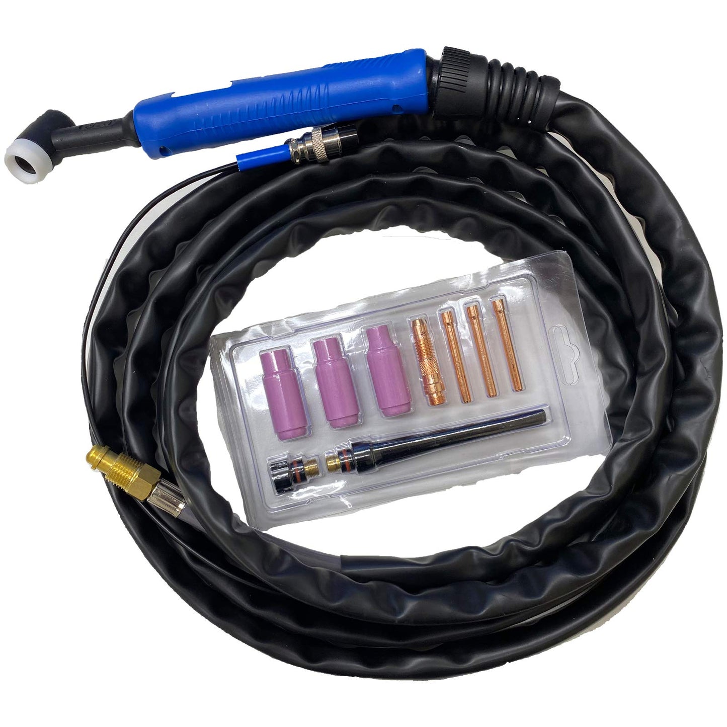 LOTOS LTPDC2000D 2024 Upgraded 3 in 1 Plasma Cutter TIG Sitck Welder Combo, 5/8" 16mm Clean Cut 3/4" 20mm Severance Cut 50A Non-Touch Pilot Arc Plasma Cutting Machine, 200A Tig & Stick Welder, Brown