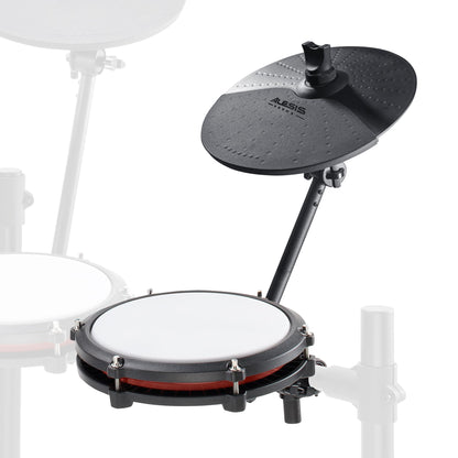 Alesis Drums Nitro Max Expansion Pack - Electric Drum Set Expansion for Nitro Max Kit with Mesh Tom Pad, 10" Cymbal with Choke and Connection Cables