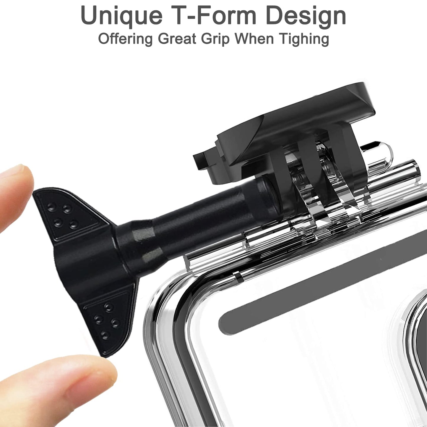 OKFUN Waterproof Housing Case for Go Pro Hero 13/12/11/10/9 Black,Protective Underwater Dive Case Shell with Quick Release Buckle Mount for Hero13/12/11/10/9 Black Action Camera Accessories