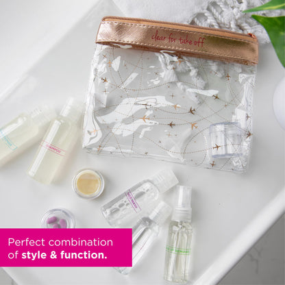 MIAMICA Bottle Set - Navy/Gold, 12 Piece