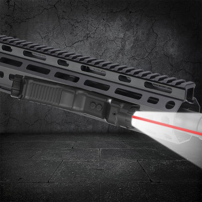 MLOK Red Laser Sight with 1000 Lumens Tactical Flashlight