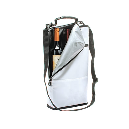 geckobrands Verticool Cooler - Insulated Portable Soft Cooler Bag with Adjustable Shoulder Strap, Holds 9 Cans or 2 Wine Bottles, Perfect for Beach, Picnics, and Outdoor Activities