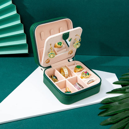 KElofoN Travel Jewelry Case and Organizer with Mirror - Gift for Women and Girls