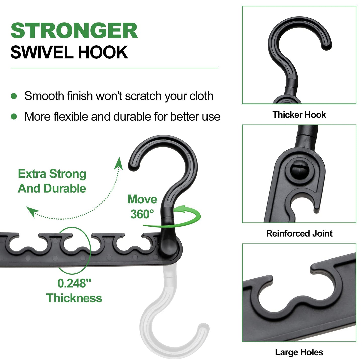 8-Pack-Closet-Organizers-and-Storage,Sturdy Organization-and-Storage-Hangers-Space-Saving for Wardrobe,Dorm-Room-Essentials for College Students Girls Smart Clothes Hanger