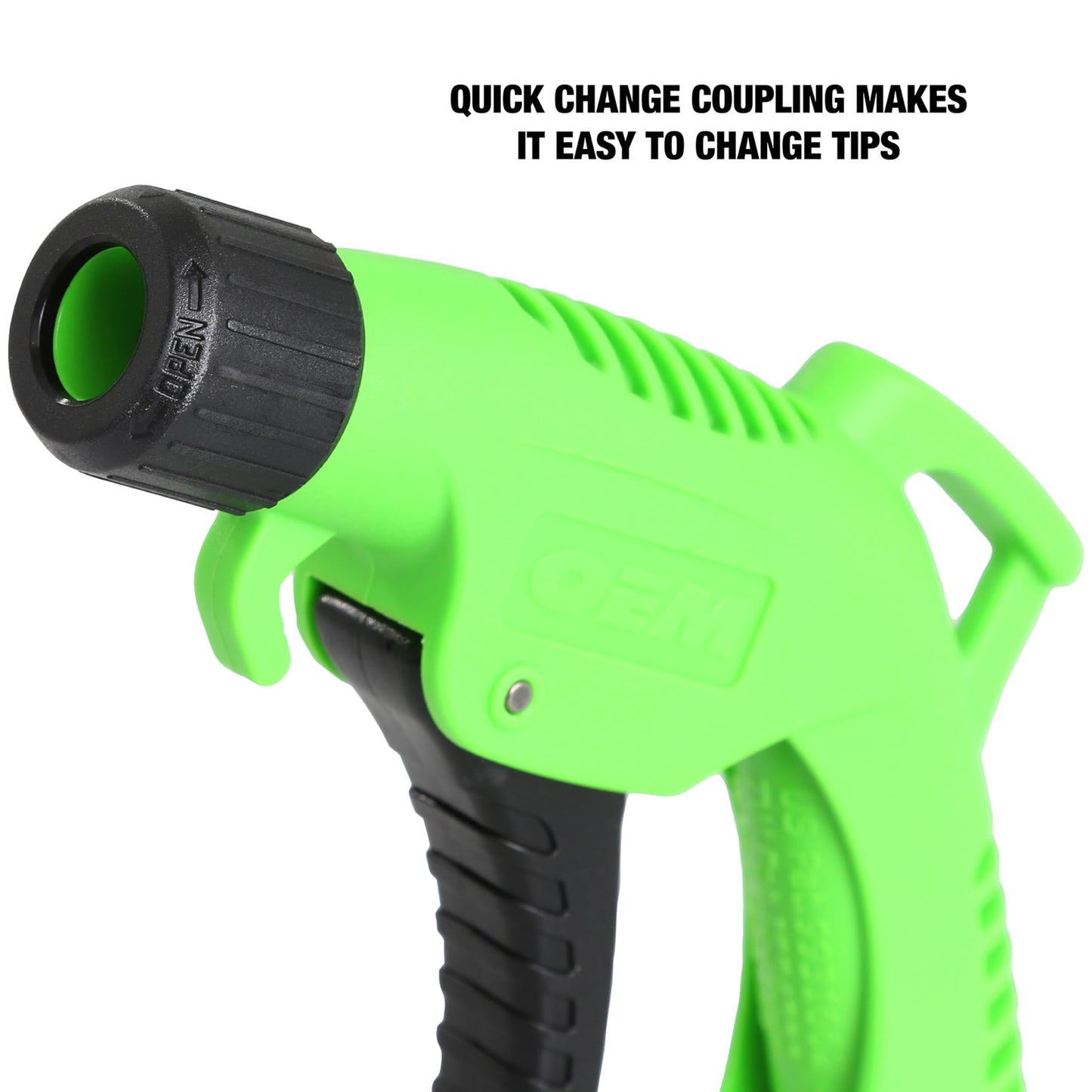 OEMTOOLS 24439 5-Pc Air Blower Gun, 1/4 Air Blow Gun Inlet, Includes Turbo Air Nozzle, Variable Air Gun Blower Trigger, Air Blow Gun Kit, 160 PSI Compressor Air Gun