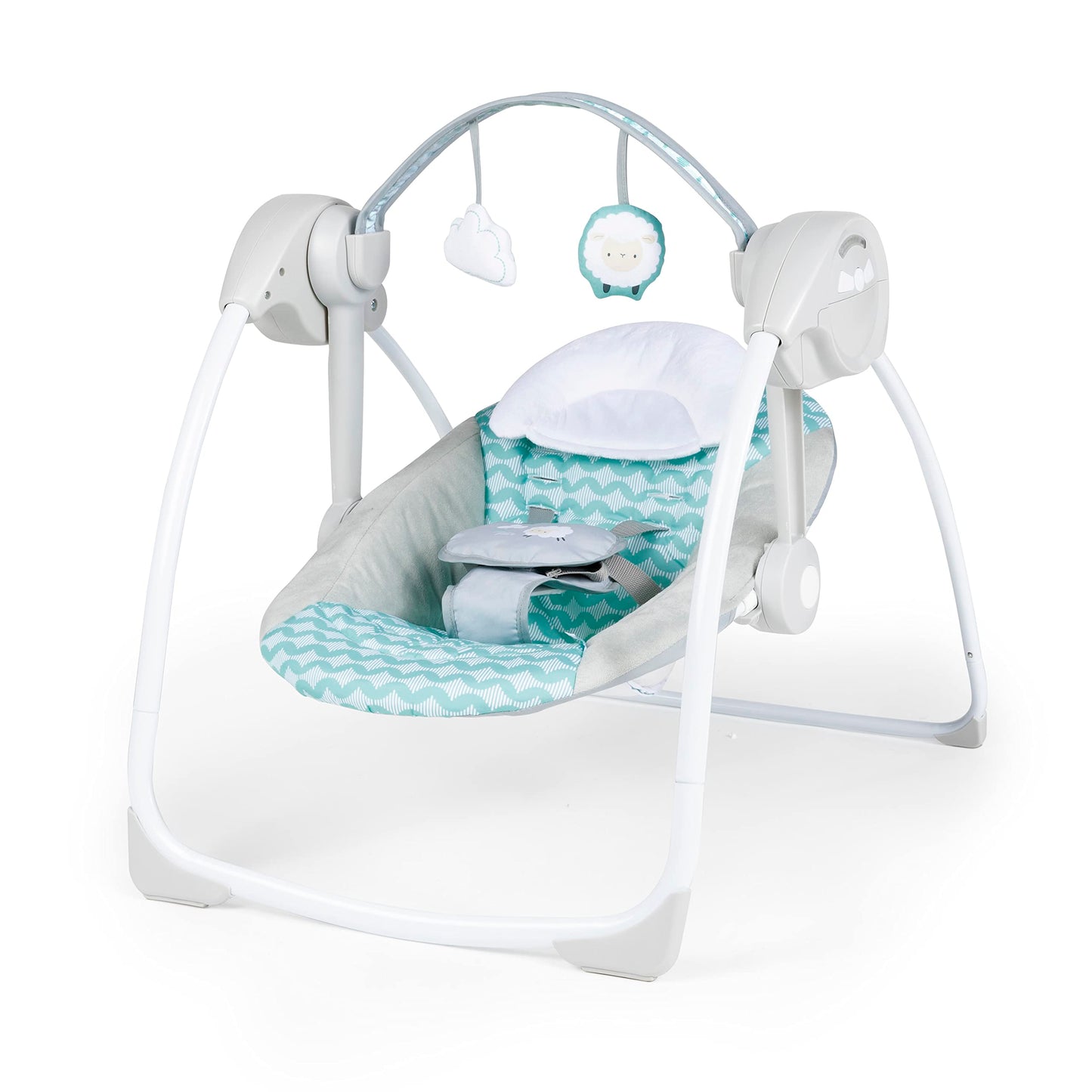 Ingenuity: ity by Ingenuity Swingity Swing Easy-Fold Portable Baby Swing, 0-9 Months Up to 20 lbs (Goji)